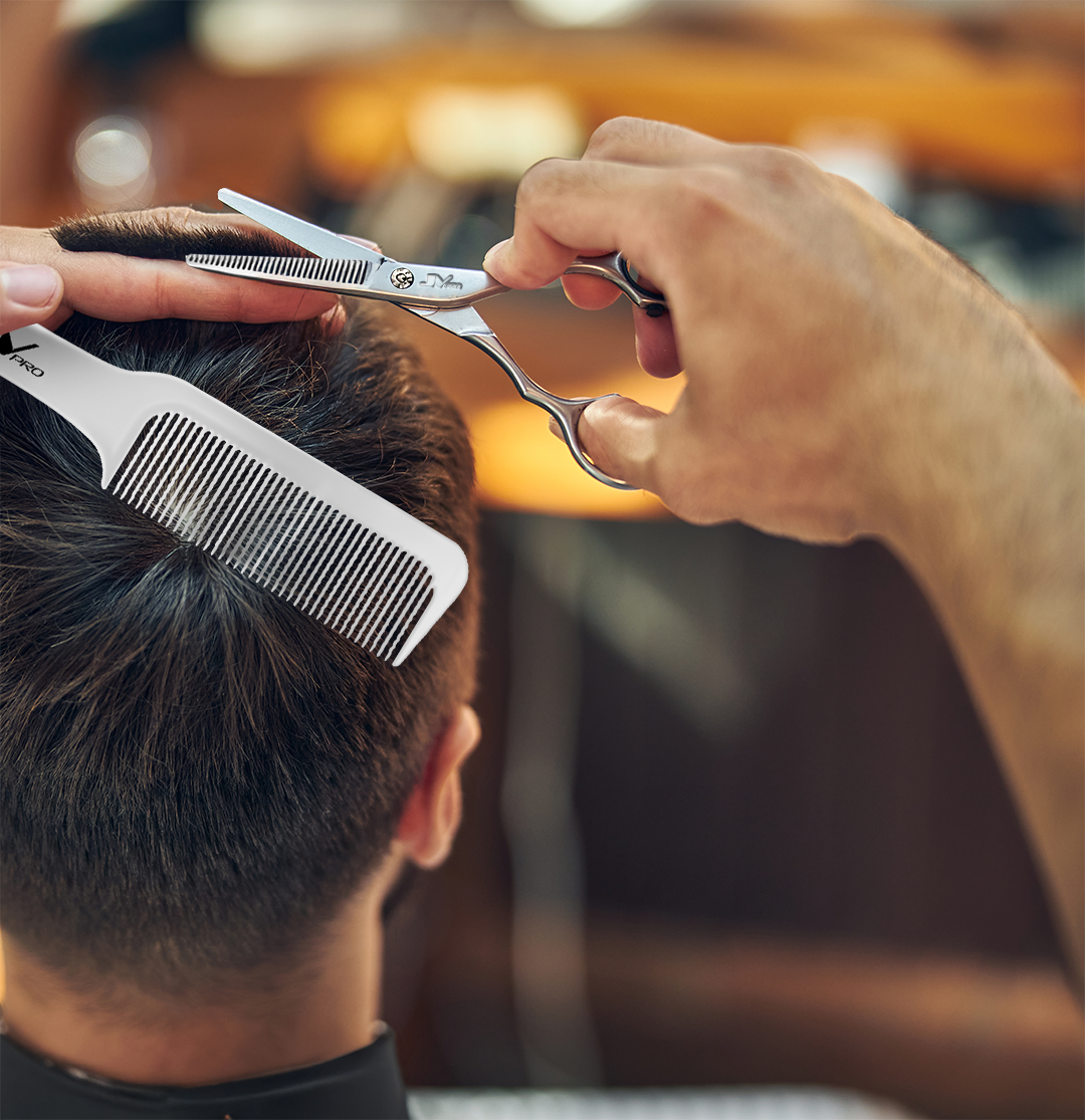 JV PRO Shear Set – 440C Japanese Steel Hair Cutting & Thinning Scissors