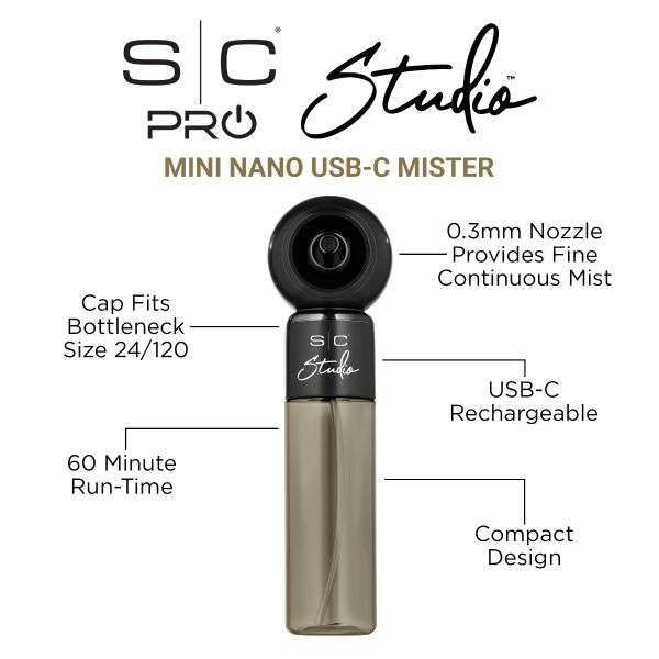 StyleCraft Studio Pro Nano Mister - Ultra-Fine Mist
