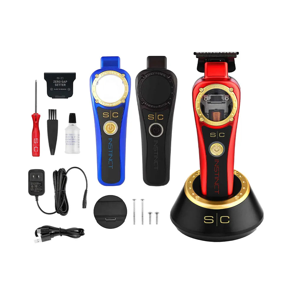 "StyleCraft Instinct Trimmer with cordless design and high-speed vector motor for precise, professional grooming performance."