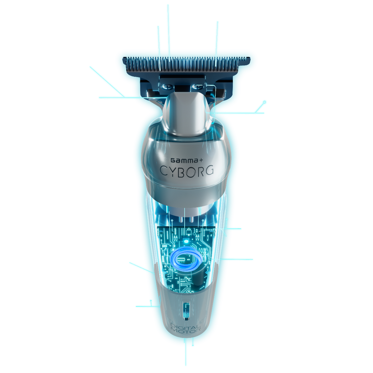 Gamma Cyborg Hair Trimmer for men - JV PRO USA
