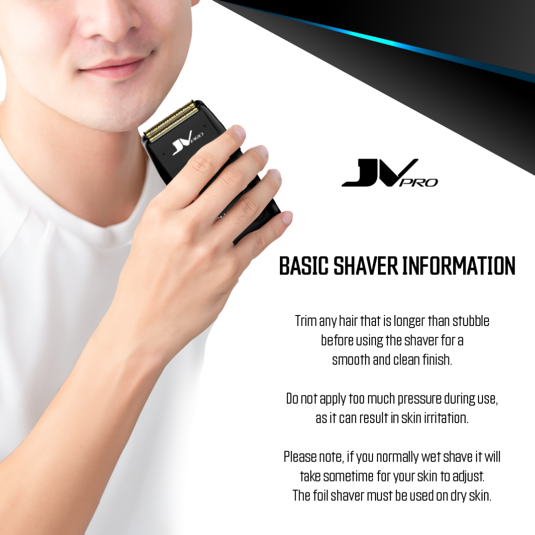 JV PRO Shadow Cordless Double Foil Shaver