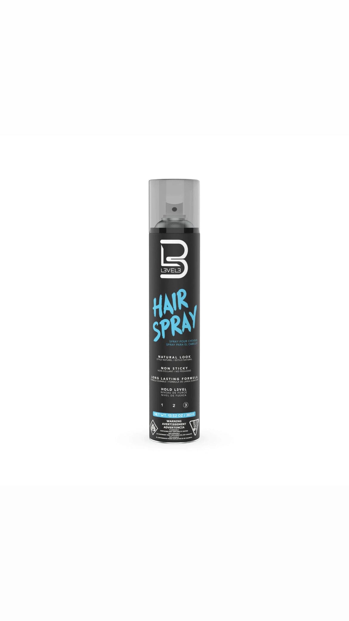 Level3 Hairspray - Professional-Grade, Long-Lasting Hold for All Hair Types
