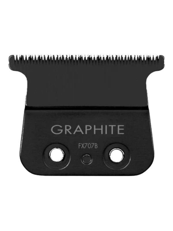 “BaBylissPRO FX707B black graphite fine-tooth blade, designed for durability and precision, ideal for professional detailing.”
