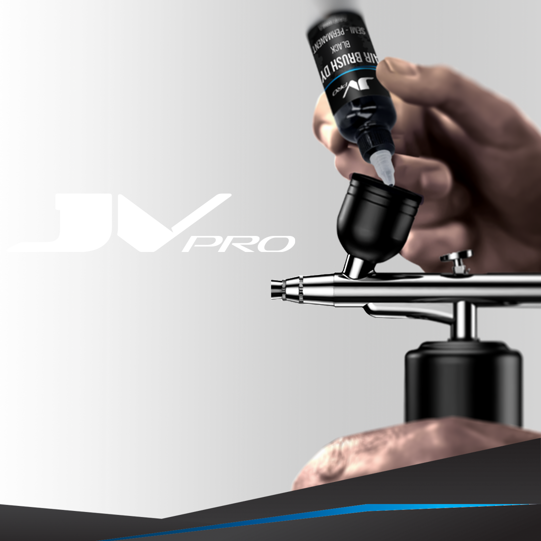 JV PRO Cordless Airbrush Compressor Kit for Barbers