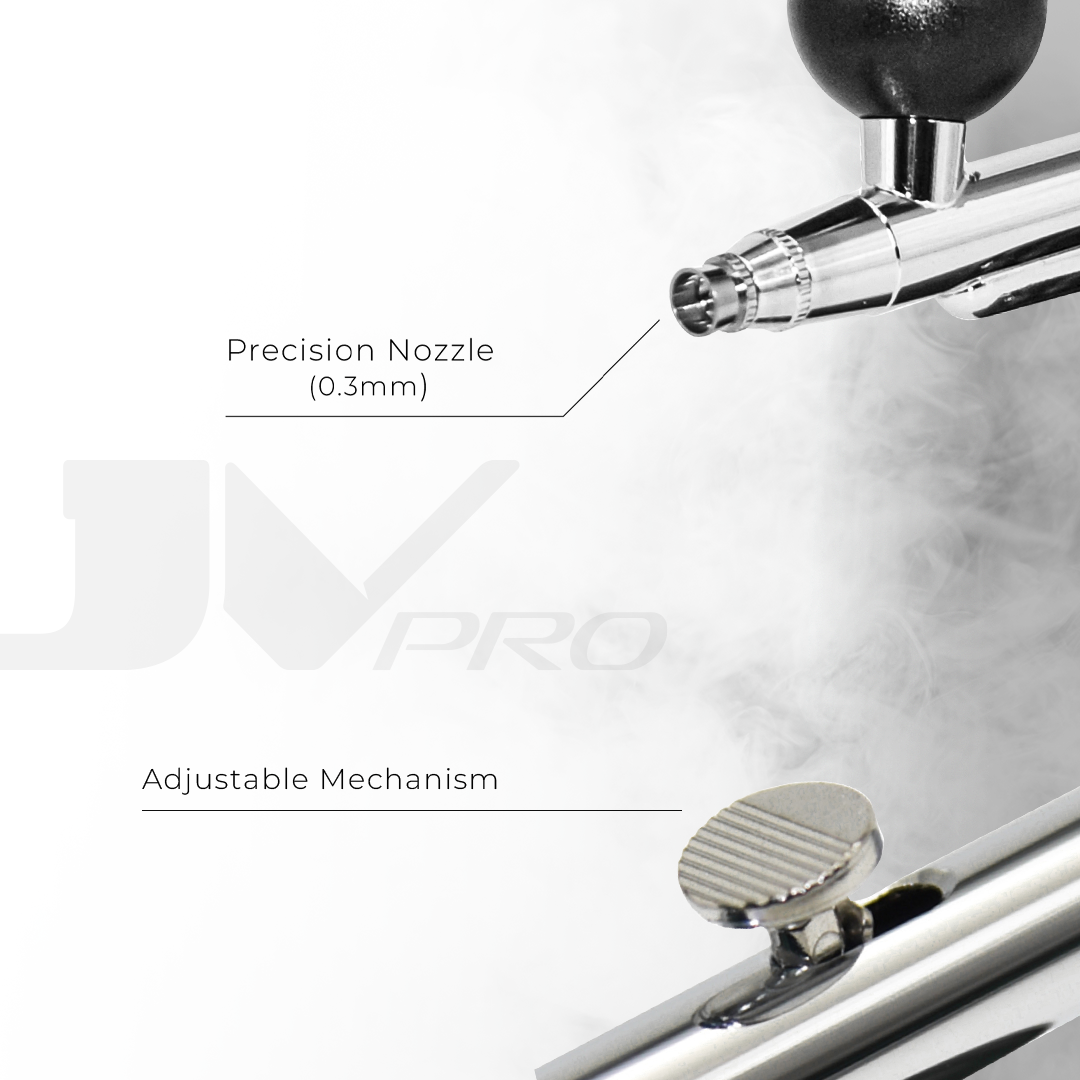 JV PRO Cordless Airbrush Compressor for Barbers