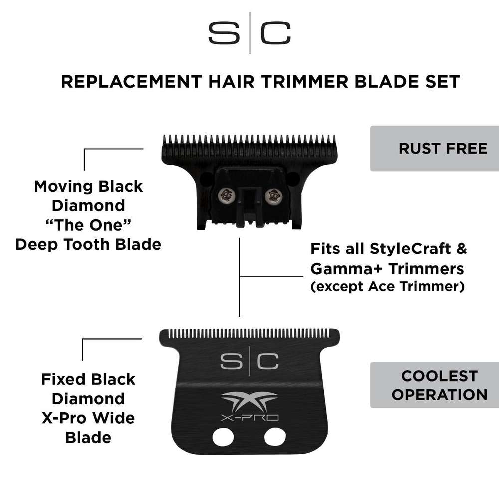 StyleCraft X-Pro Blade - Gold & Black Precision Blade