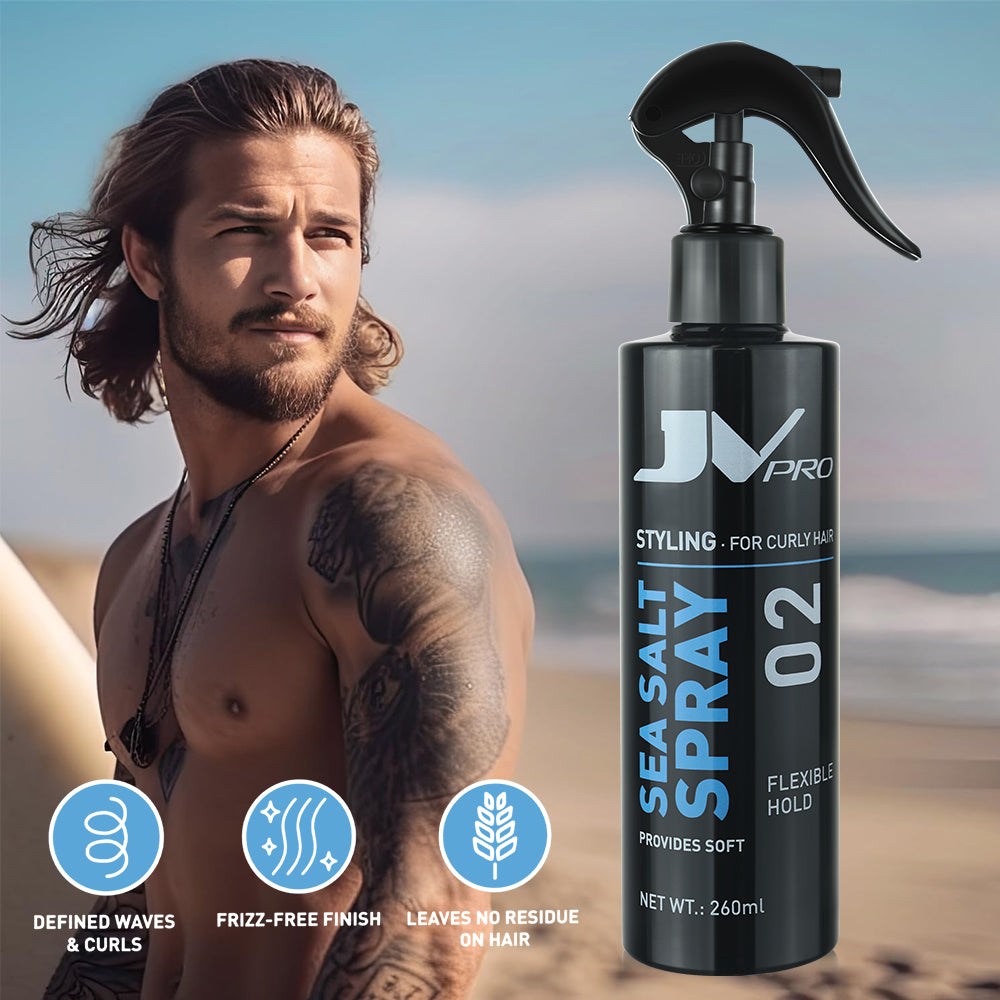 JV PRO Sea Salt Spray – Texturizing Hair Mist for Volume & Hold, 260ml