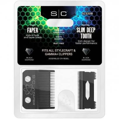StyleCraft Faper Blade - Deep Tooth Cutting Blade for Barbers