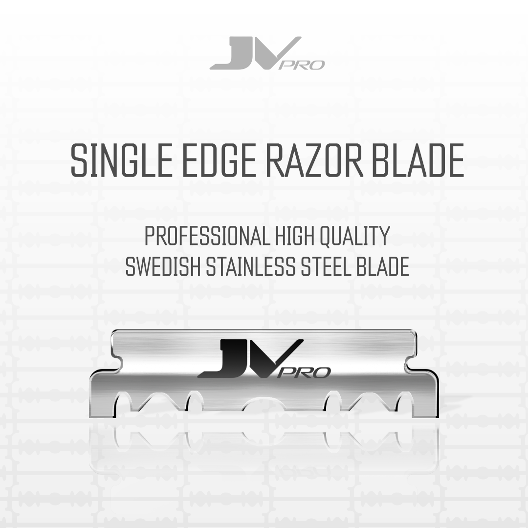 JV PRO Single Edge Razor Blades - Barber Quality