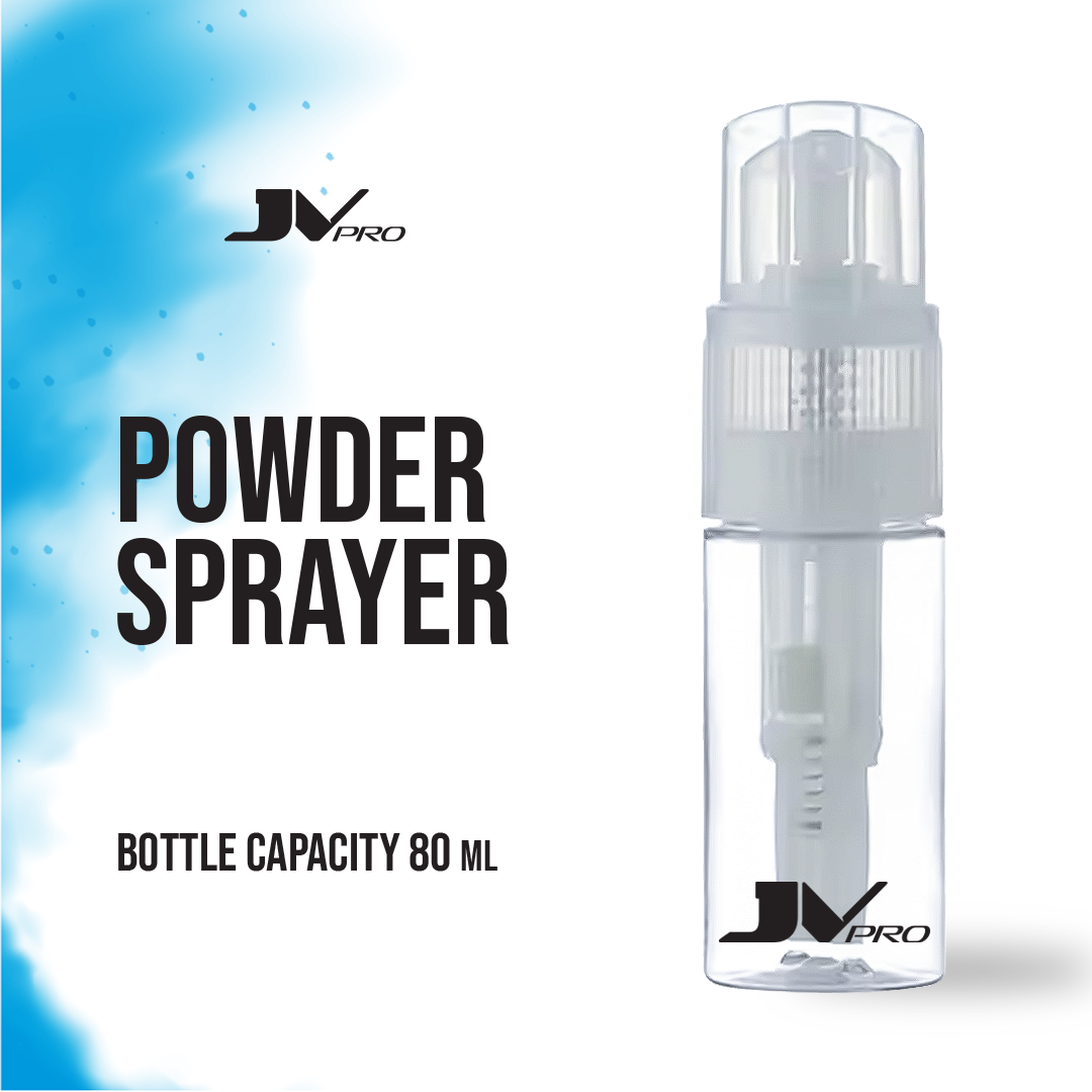 JV PRO Powder Spray Bottle – Refillable Barber Talc Dispenser