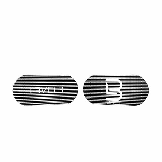 Level3 Velcro Hair Grips 4pc Black - Non-Slip, Reusable Sectioning Grips